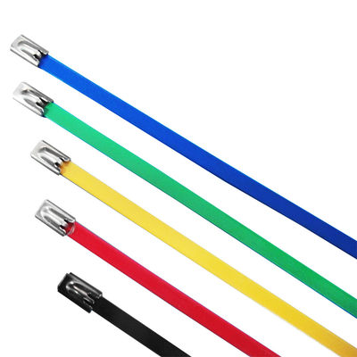 Китай Различные покрашенные связи кабеля, СС связи застежка-молнии 10 дюймов длины теплостойкие поставщик